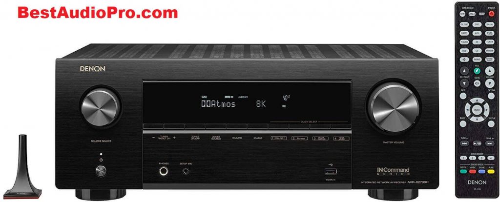 Denon AVR-X2700H 8K Ultra HD 7.2 Channel (95 Watt X 7) AV Receiver