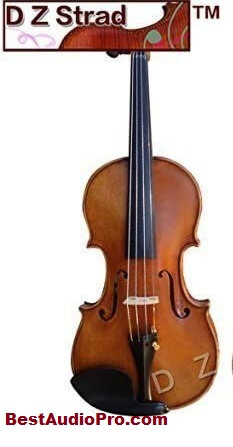 D Z Strad Violin - Model 700 - Light Antique Finish with Dominant Strings