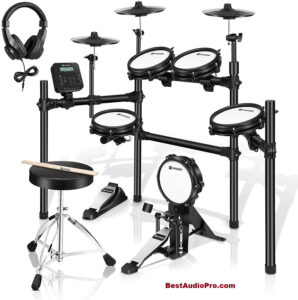 Electric Drum Set, 8 Piece Electronic Drum Set
