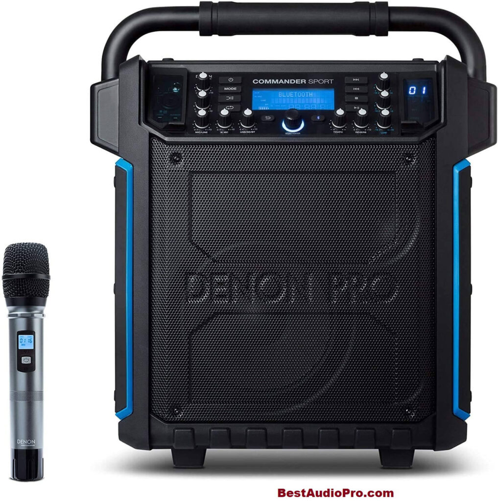 Denon Professional Commander Sport Water Resistant Portable PA Speaker