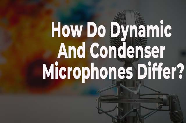 How do dynamic and condenser microphones differ