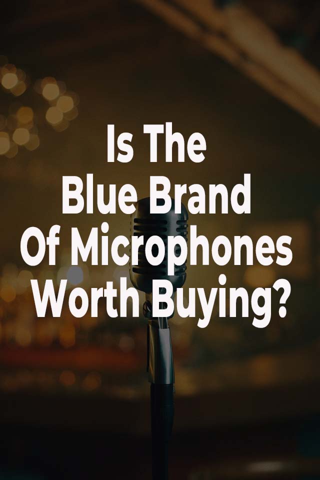 Is The Blue Brand Of Microphones Worth Buying