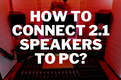 How to Connect 2.1 Speakers to Pc?