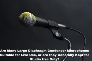 Are Many Large Diaphragm Condenser Microphones Suitable for Live Use, or are they Generally Kept for Studio Use Only?